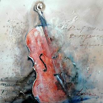 Musical Instrument oil painting